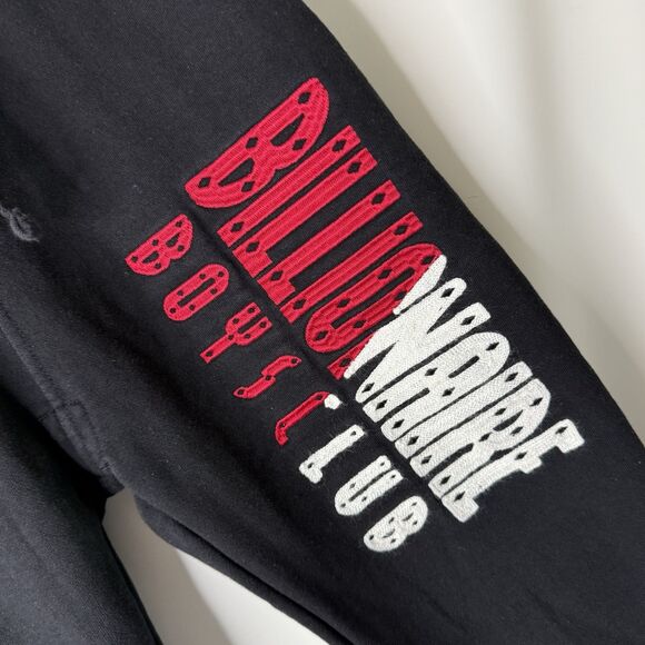 Billionaire Boys Club Cadet Jogger Sweatpants Small Black Lounge Logo Spellout - Picture 3 of 11